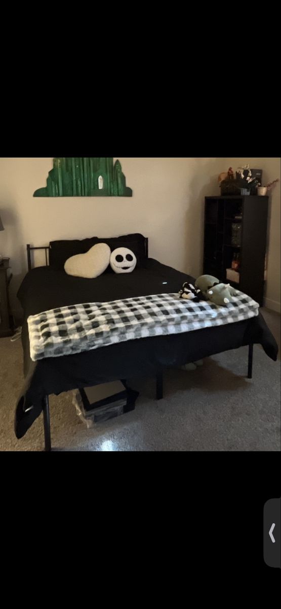 Bed frame and mattress