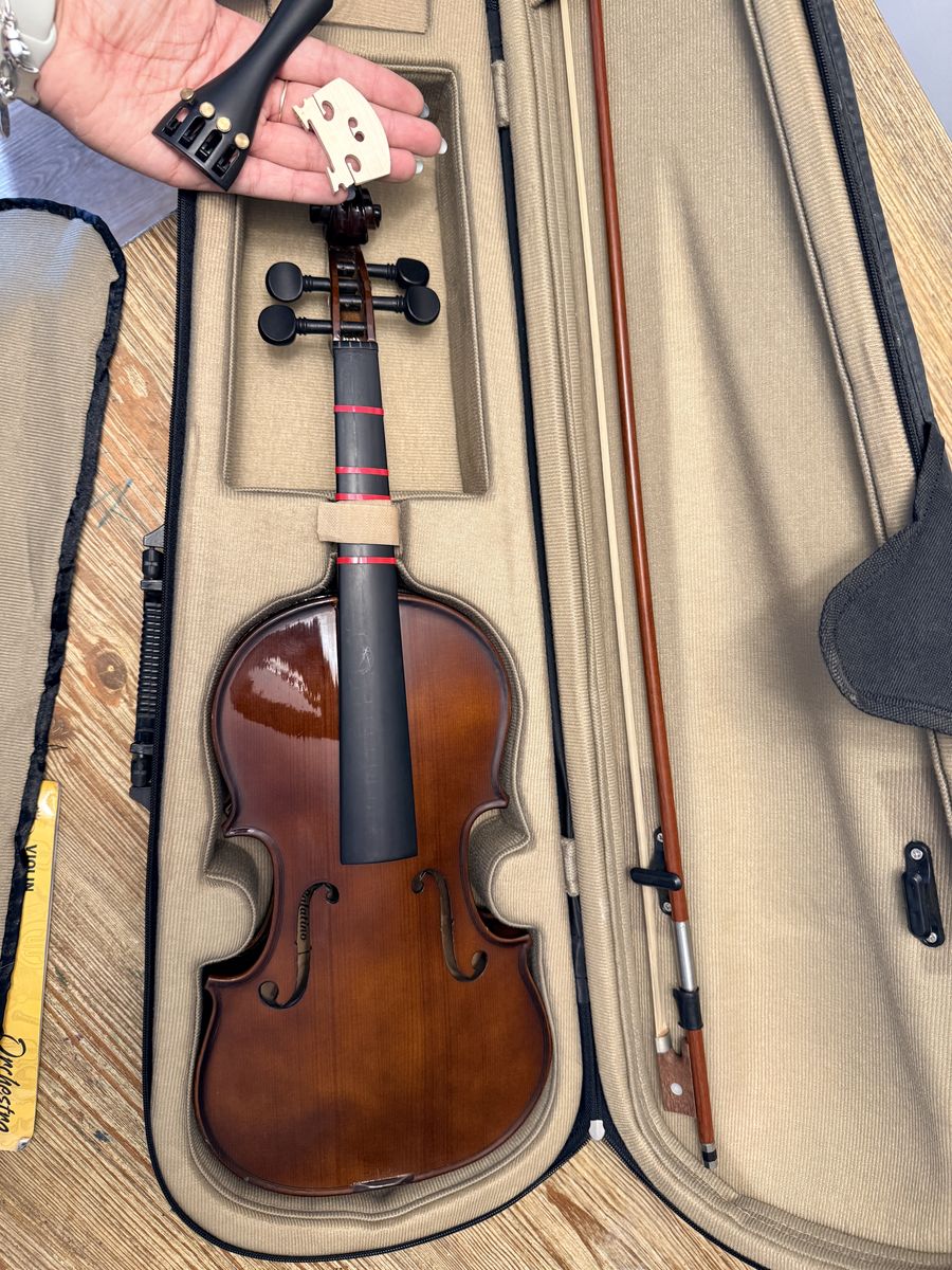 Elementary school level violin.