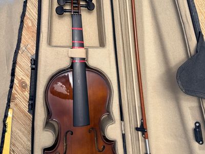 Elementary school level violin.