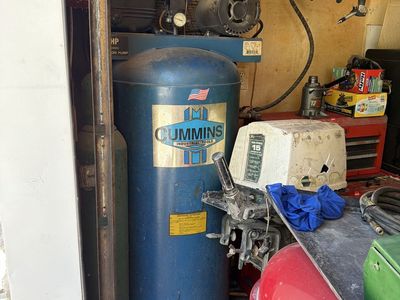 Cummins Industrial Tools Air Compressor - Used, Functional, Blue