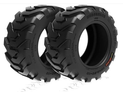 2 Tires 18x8.50-10 Skid Tractor Tubeless Tire w/Rim-Guard 8 Ply Rating