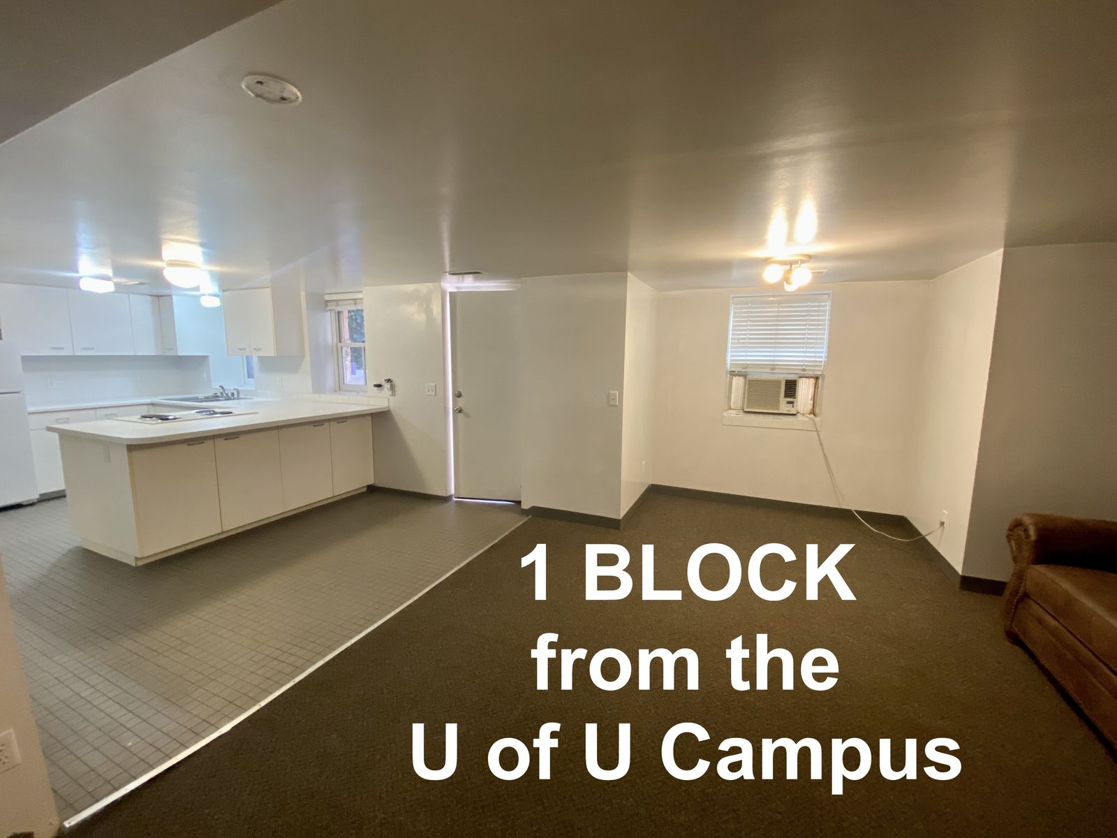 $2,000 ($1,000/ room mate) | 2-Bed Student Apt - 1 BLOCK From U of U Campus!