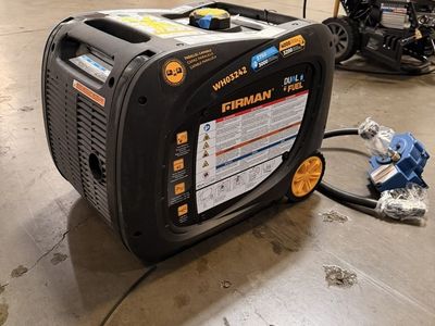 Firman Dual Fuel Generator WHO3242 4000W Peak Like New