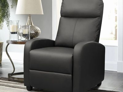 4 Pettit Faux Leather Recliners