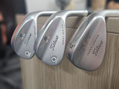 Titleist Vokey Design Spin Milled SM4 Wedge Set 52, 56, 60 Degrees