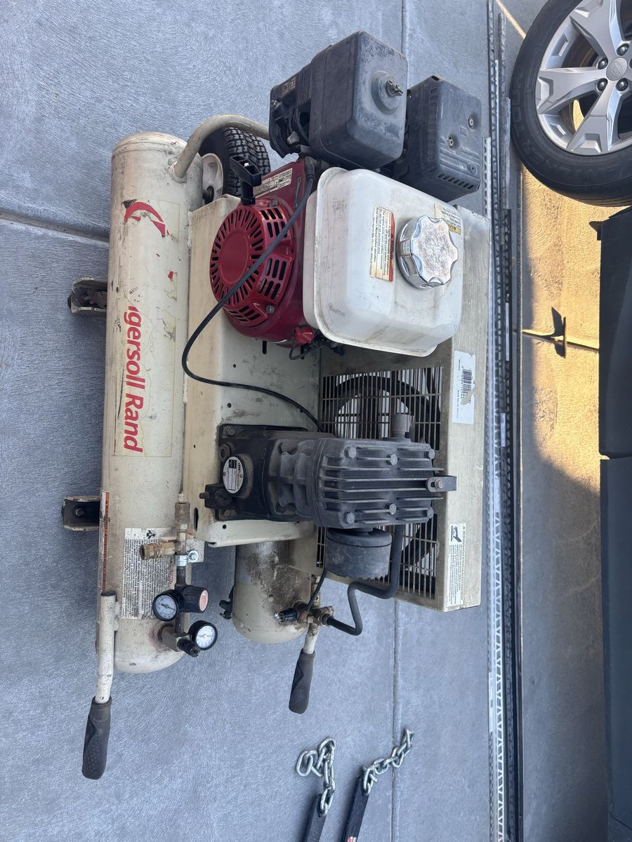Ingersoll Rand gas powered air compressor