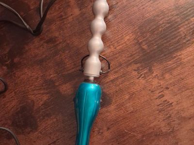 Bed Head rock n roller, Bubble Curling Wand Hair Curler, Teal/Silver, Adjustable Heat Settings