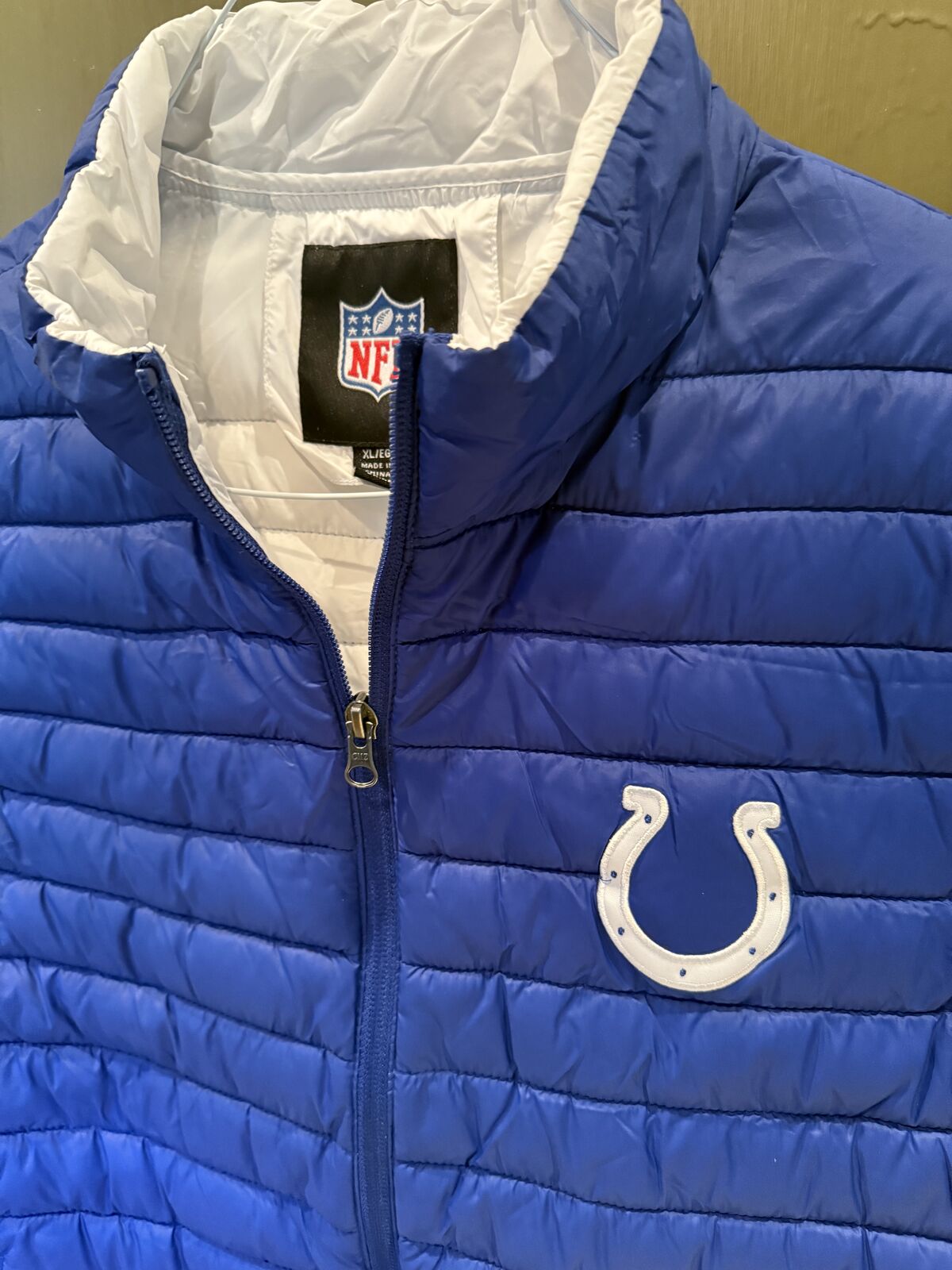 New NFL Gear Indianapolis Colts Vest XL