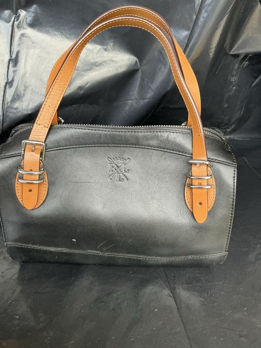 Vintage Lauren Ralph Lauren Leather Doctor/Barrel Satchel