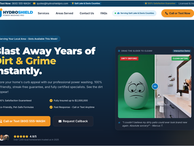 Ready-to-Launch Pressure Washing Business – Website, Emails & CRM Included