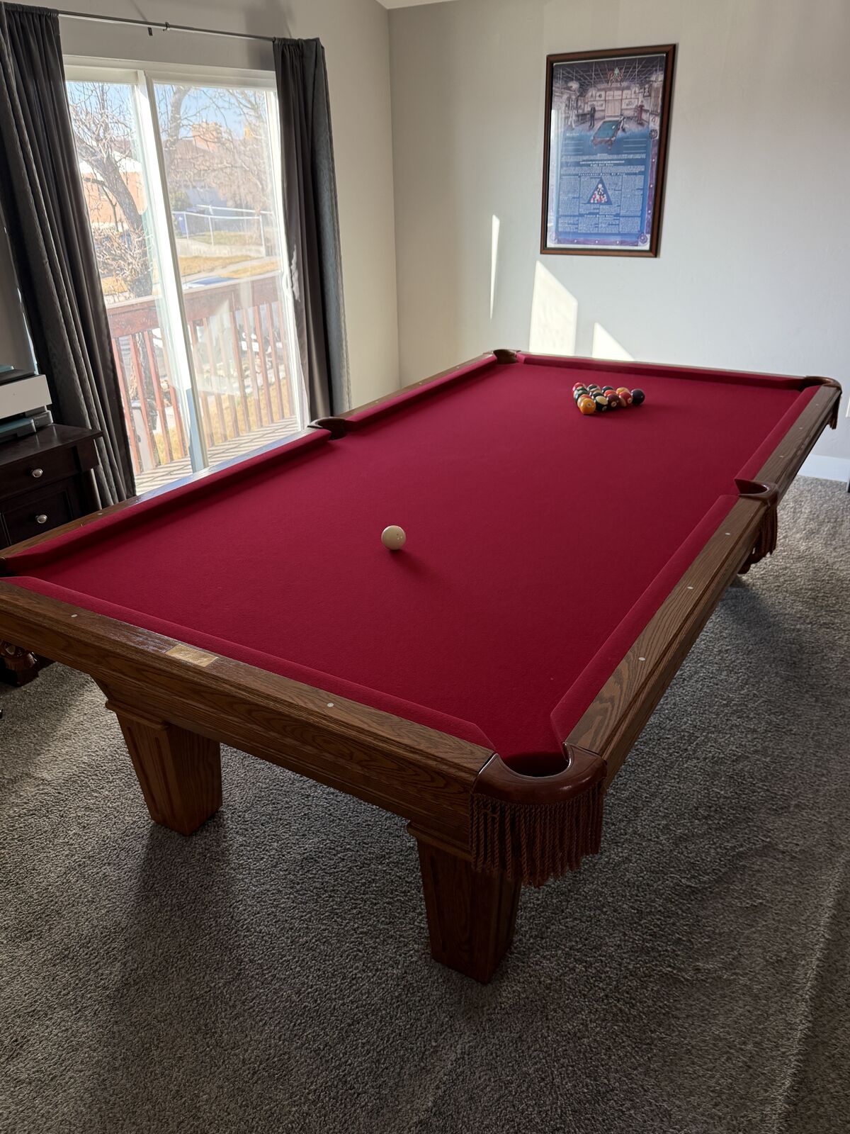 9FT Slate Olhausen Pool Table