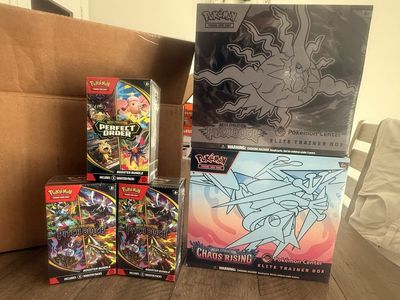 Pokémon TCG Elite Trainer Box & Booster Bundle Sealed Lot