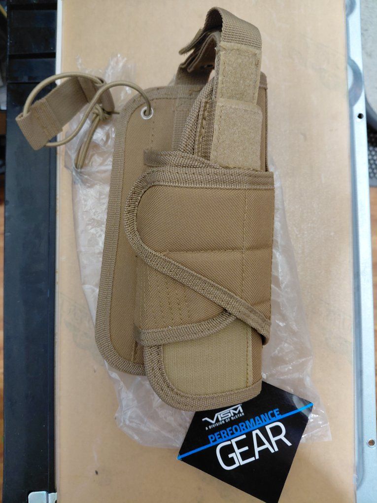 VISM by NcStar Tan Modular Universal Pistol Holster Performance Gear