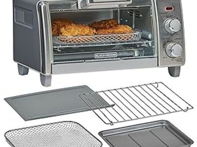 BLACK+DECKER CRISP 'N BAKE AIR FRYER AND TOASTER OVEN COMBINATION-BRAND NEW IN ORIGINAL BOX!!!