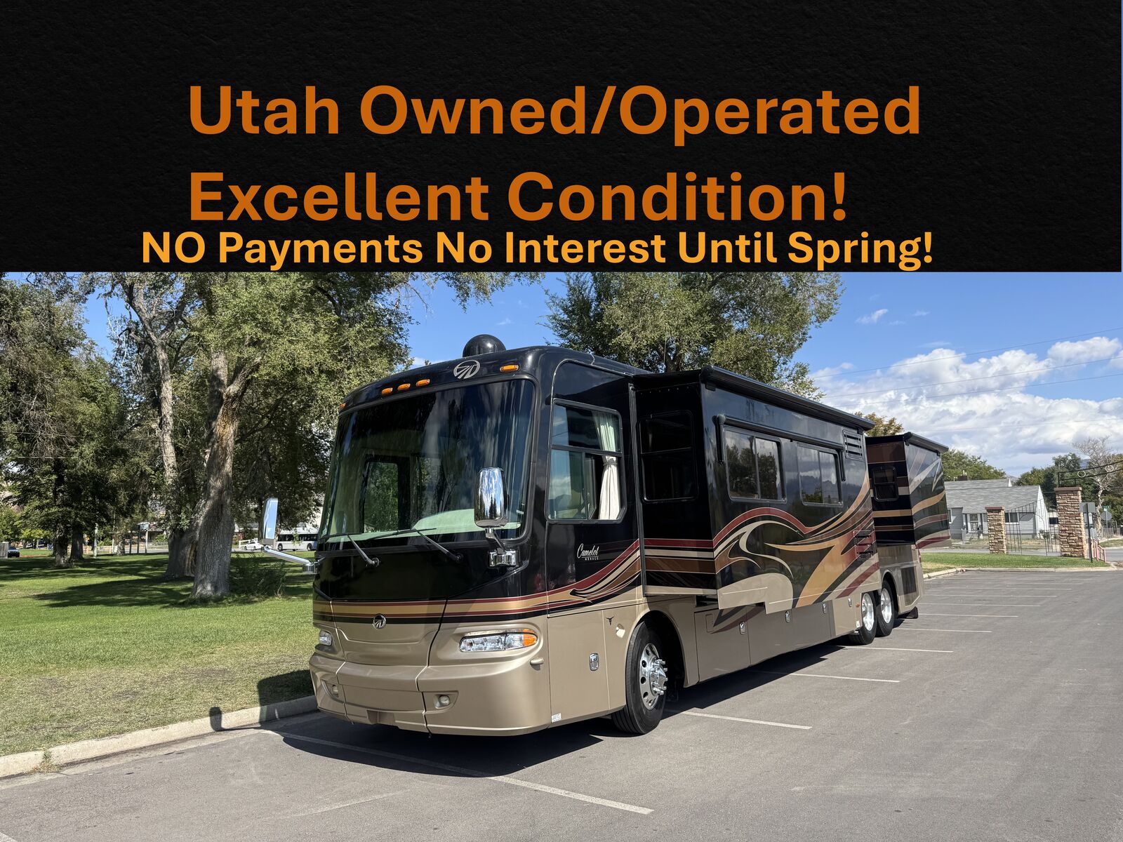 New Tires 2008 Monaco Camelot 42PDQ Aqua Hot, Utah Owned and operated! In Extaordinary Shape!