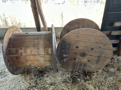 Industrial Wooden Cable Spool