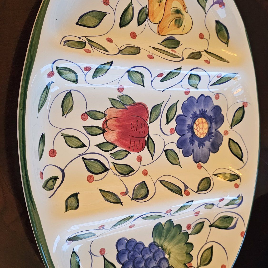 Serving Platter 17" Porcelain
