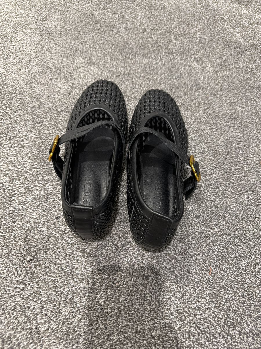 Leather Braided Ballet Flats