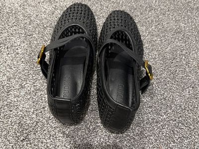 Leather Braided Ballet Flats