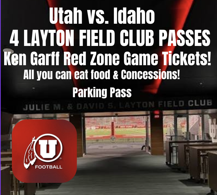 Utah Football Layton Field Club Passes and Game Tickets
