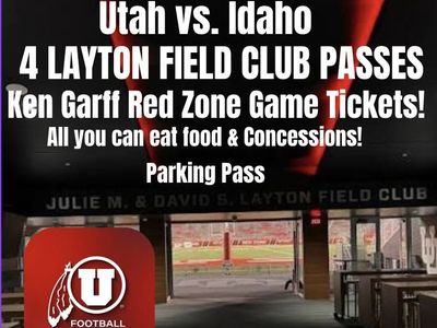 Utah Football Layton Field Club Passes and Game Tickets