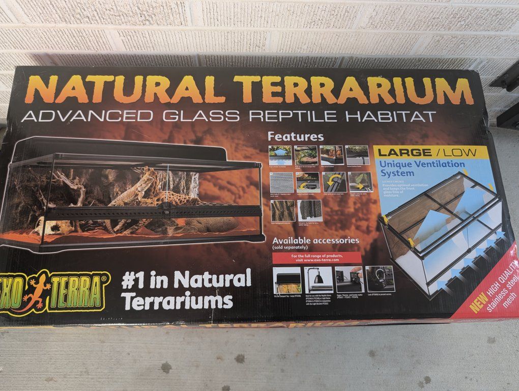 Reptile Terrarium with Accessories