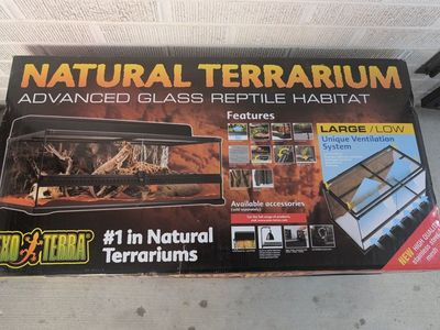 Reptile Terrarium with Accessories