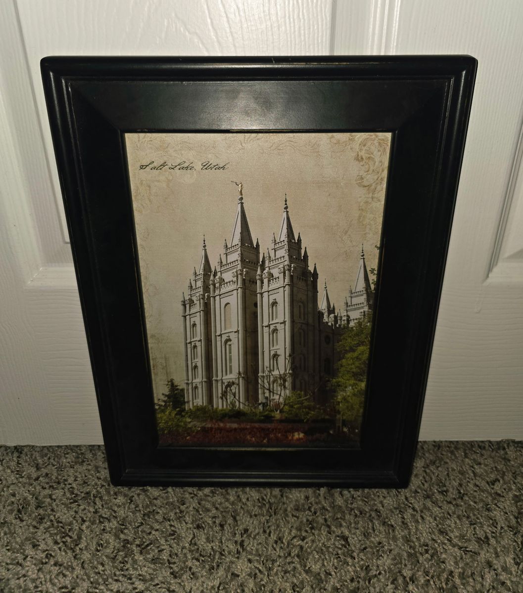 Salt lake temple painting
