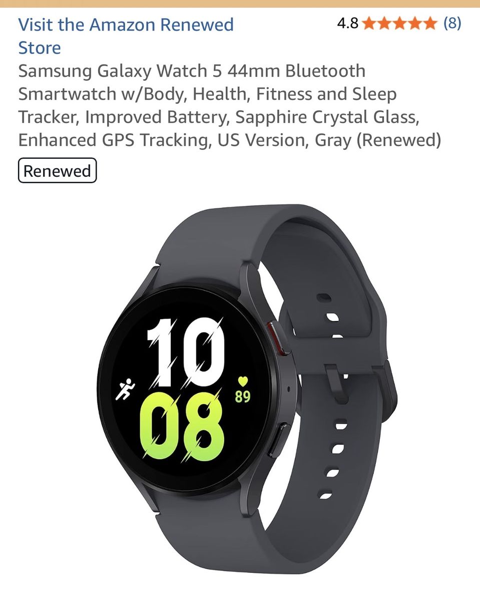 Samsung Galaxy Watch 5 44mm Bluetooth Smartwatch Gray