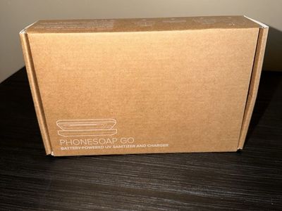 PhoneSoap Go Battery-Powered UV Smartphone Sanitizer & Charger - New in Box