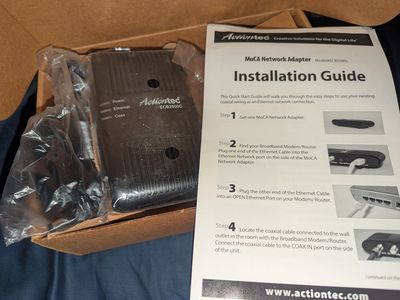 Actiontec MOCA network adapter