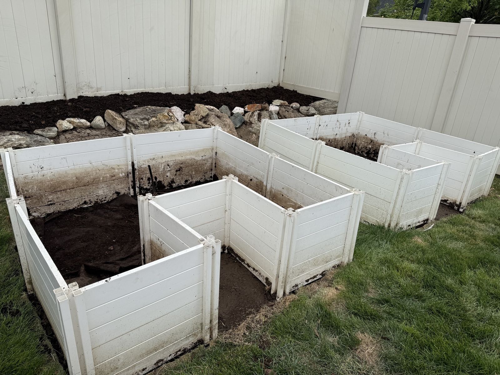 Vinyl Garden Boxes (two for $100)