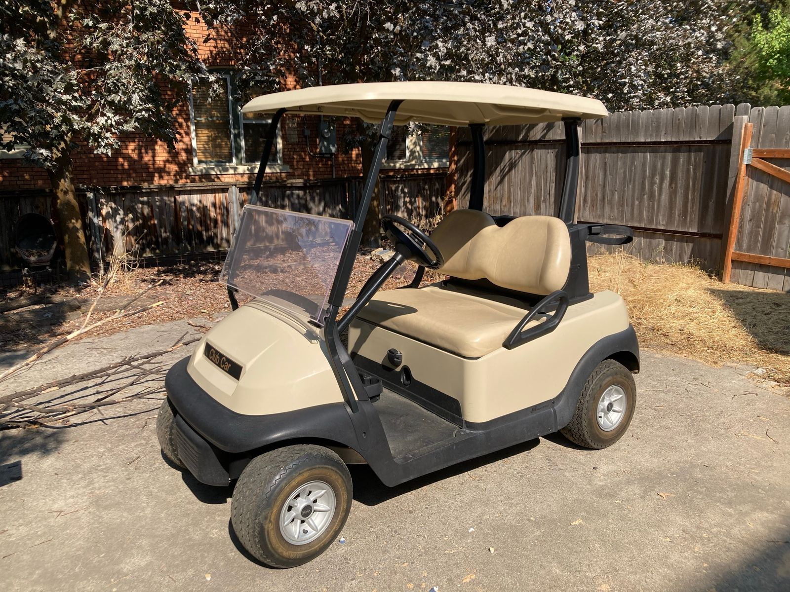 2014 Club Car Precedent i2 Electric Golf Cart - Beige
