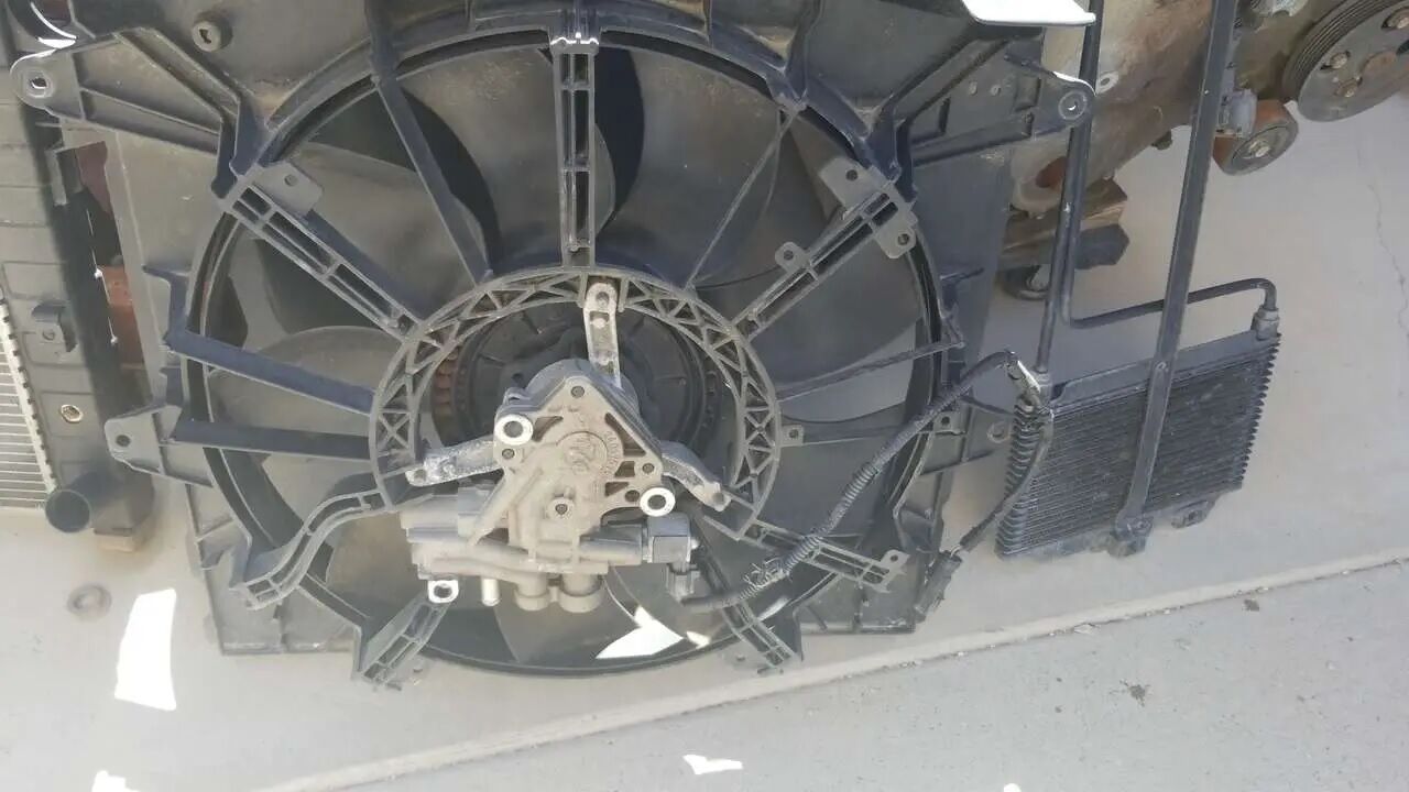 Jeep Grand Cherokee Laredo WJ Transmission cooler set up