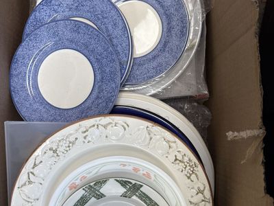 Mixed Assorted Ceramic and Porcelain Dinnerware Plates Set