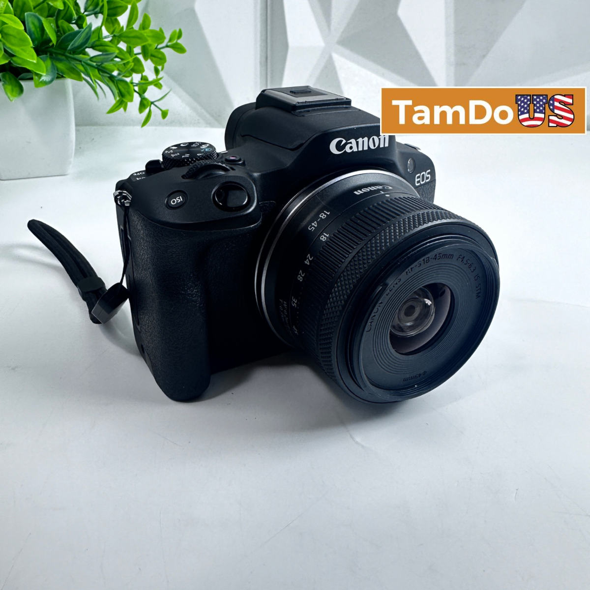 Canon EOS R50 Mirrorless Camera Body Kit with RF-S 18-45mm IS STM Lens Black