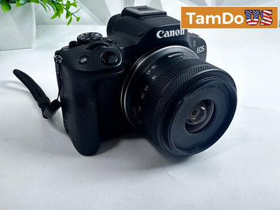 Canon EOS R50 Mirrorless Camera Body Kit with RF-S 18-45mm IS STM Lens Black