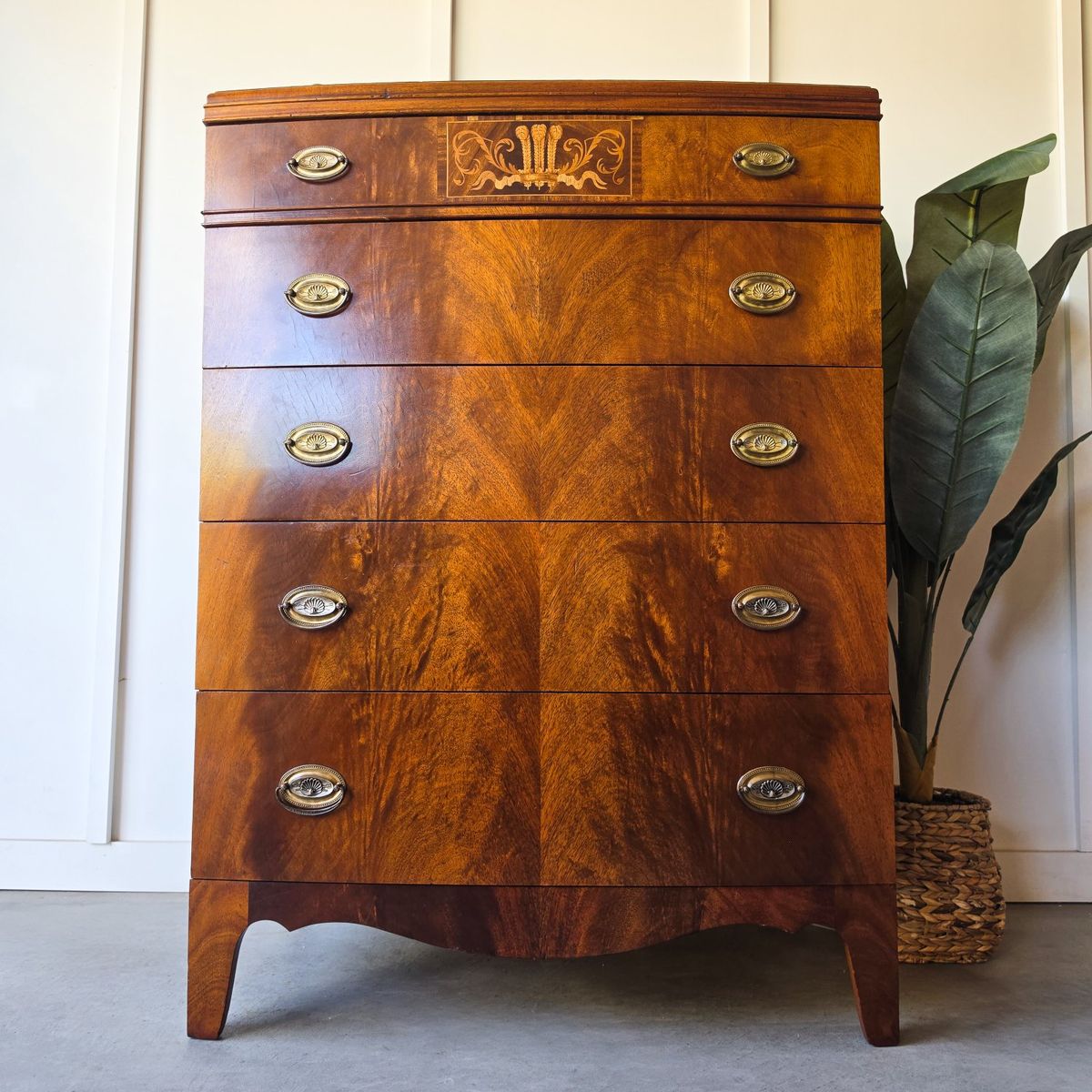 *FREE DELIVERY* Antique Berkey and Gay Flame Mahogany Dresser!