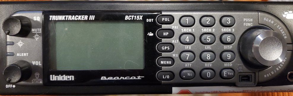 scanner uniden Bearcat trunk tracker1111