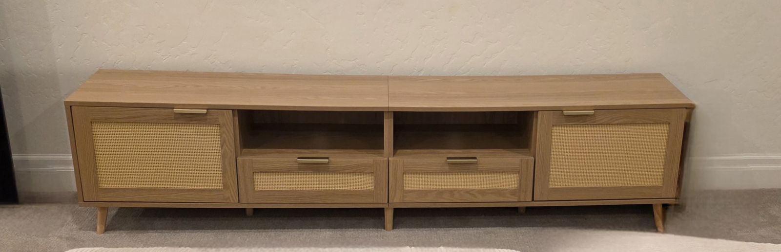 Modern-Boho TV Stand