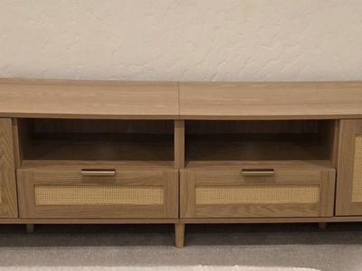 Modern-Boho TV Stand