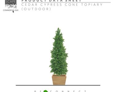 Artificial Cedar Trees (8-foot & 7-foot) – 11 x High-End Commercial