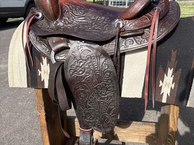 15 inch western saddle