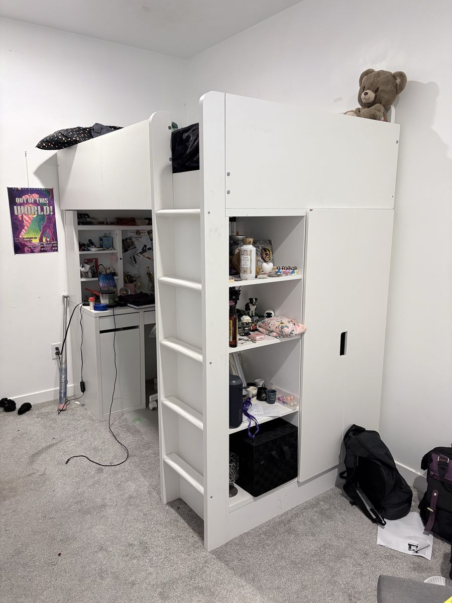 Twin loft bed