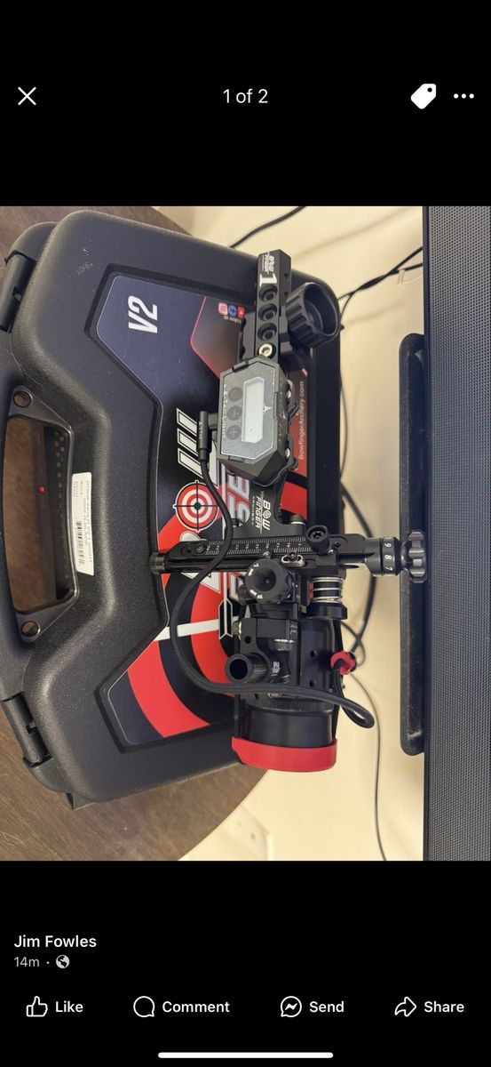 Bow Finger Sight, 40mm Scope, E-tac light, and 6x lens