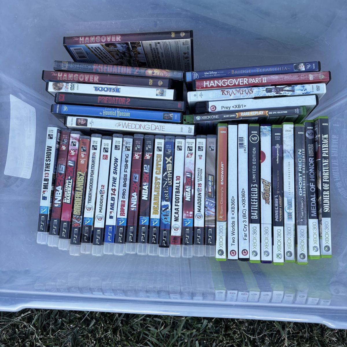 Xbox 360 PlayStation 3 video games $30 for all no tote included