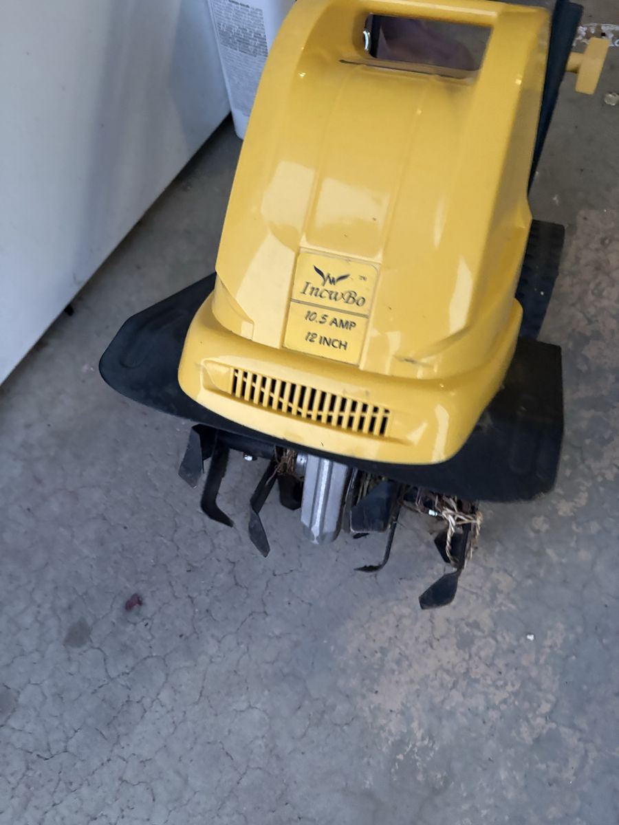 IncwBo 10.5 Amp 12-Inch Corded Electric Garden Tiller Cultivator