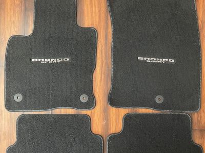 Bronco Sport OEM Carpet Floor Mats
