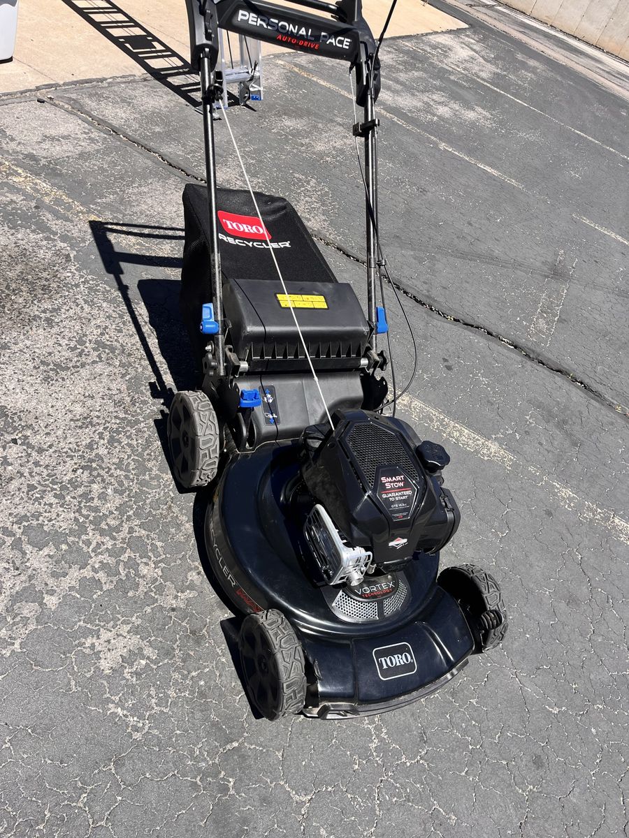 Toro personal pace self propelled mower