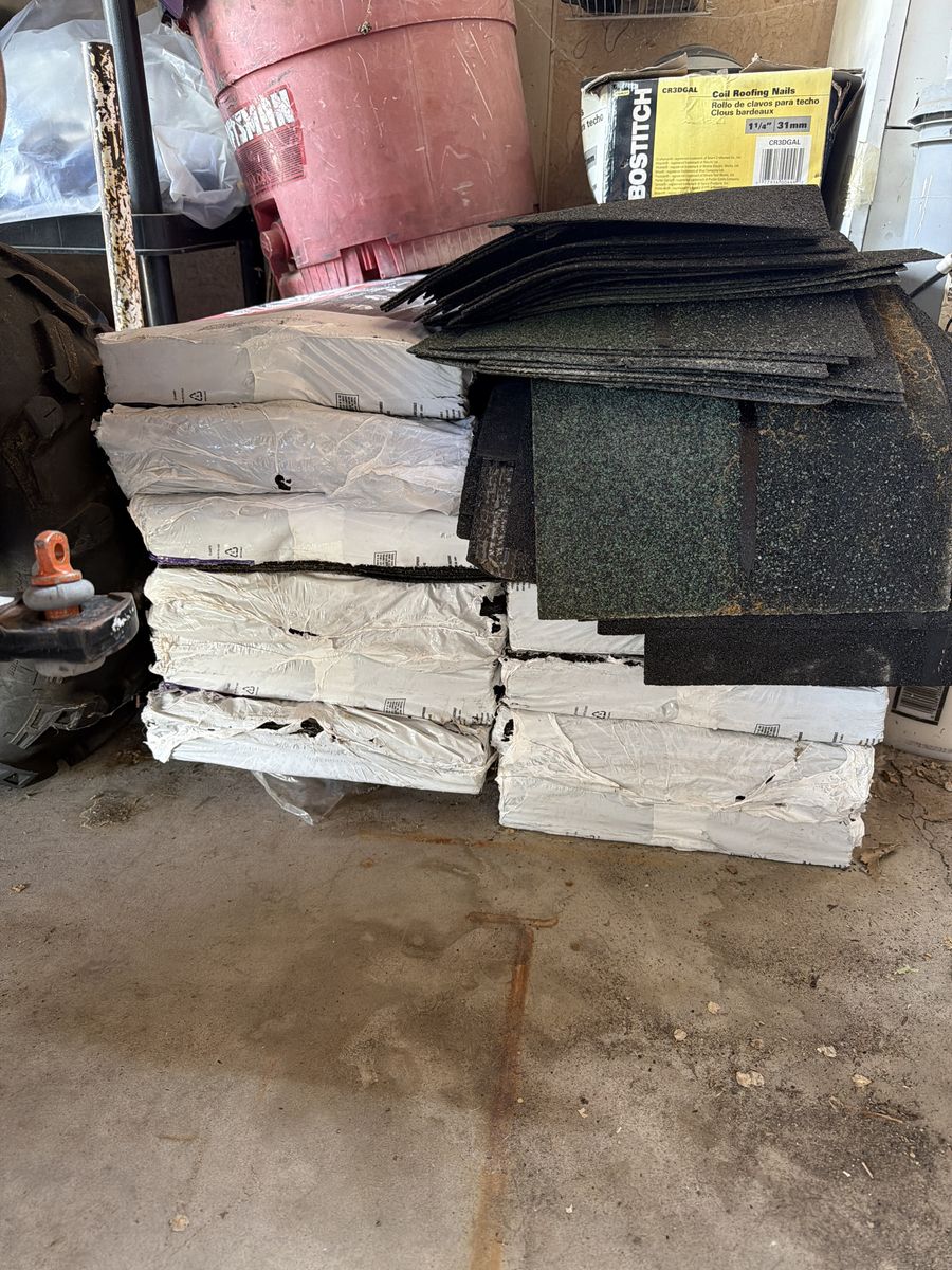 Asphalt shingles titan, premium architectural, shingles, and Coil roof roofing nails